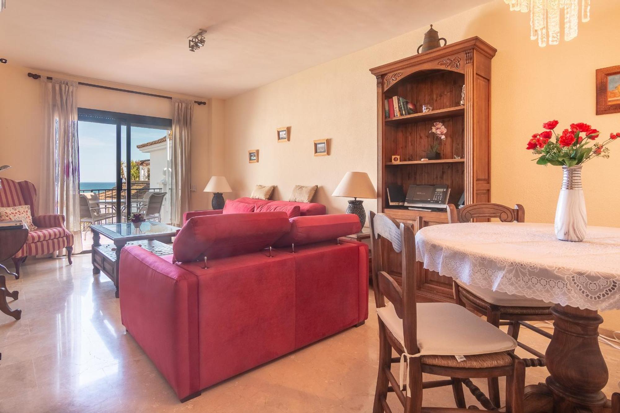 2233-Lovely 2 Bedrooms On The Beach, Pool And Port Manilva Exteriör bild